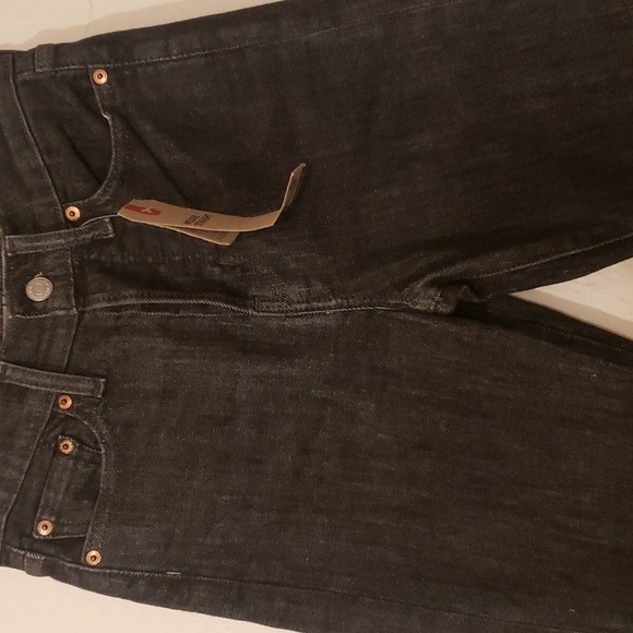 WEDGIE STRAIGHT FIT WOMEN'S JEANS BLACK WASH - Picture 3 of 11